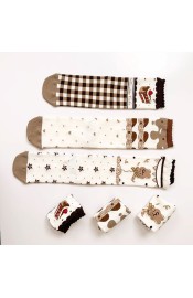 Mademoiselle Pearl Cupcake Chocolate Cake Socks(Reservation/Full Payment Without Shipping)